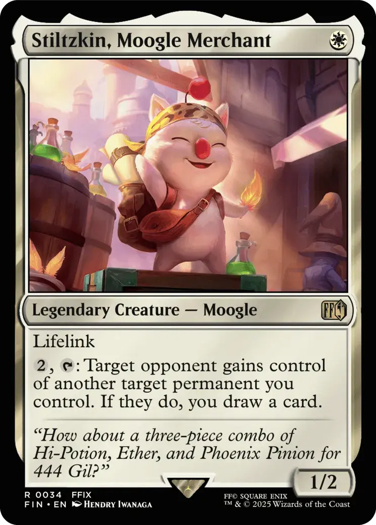 Stiltzkin, Moogle Merchant - FINAL FANTASY - R - 34