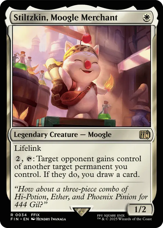 Stiltzkin, Moogle Merchant - FINAL FANTASY - R - 34