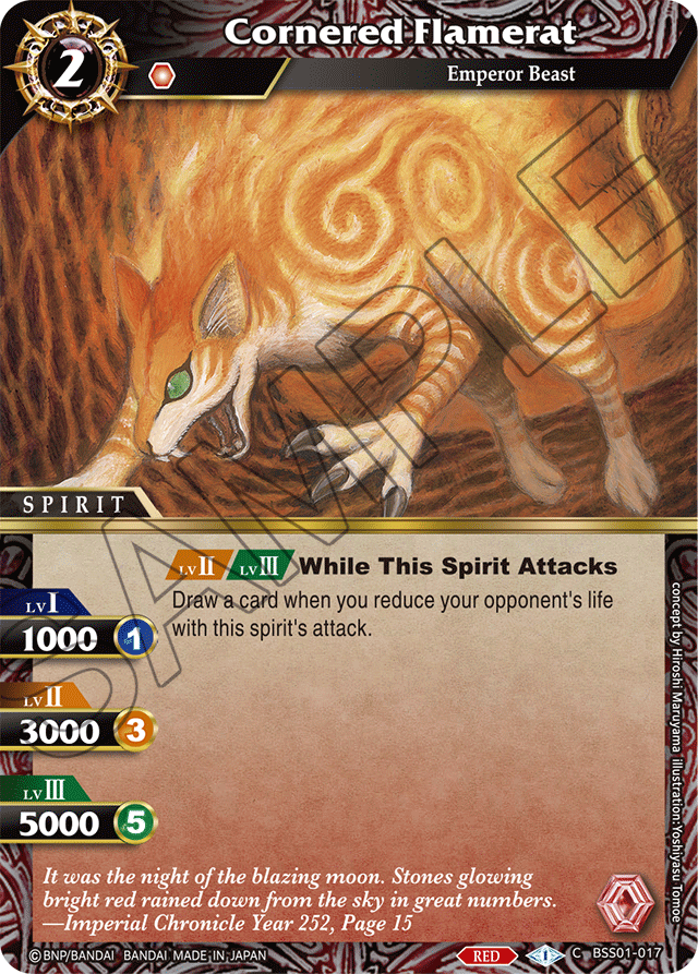 Cornered Flamerat - Dawn of History - Common - BSS01-017