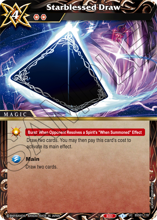Starblessed Draw - Dawn of History - Uncommon - BSS01-118