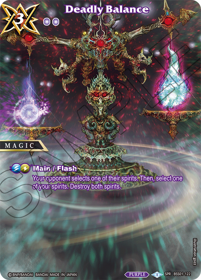 Deadly Balance (SPR) - Dawn of History - Special Rare - BSS01-122