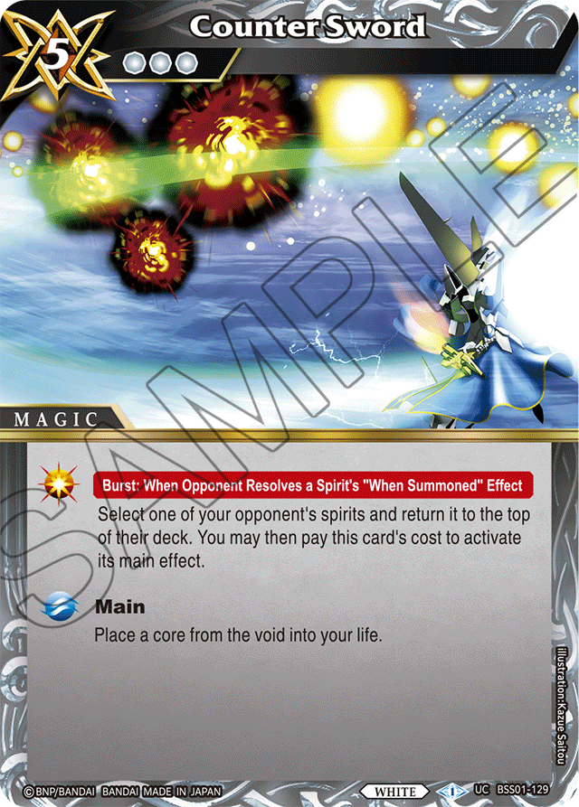 Counter Sword - Dawn of History - Uncommon - BSS01-129