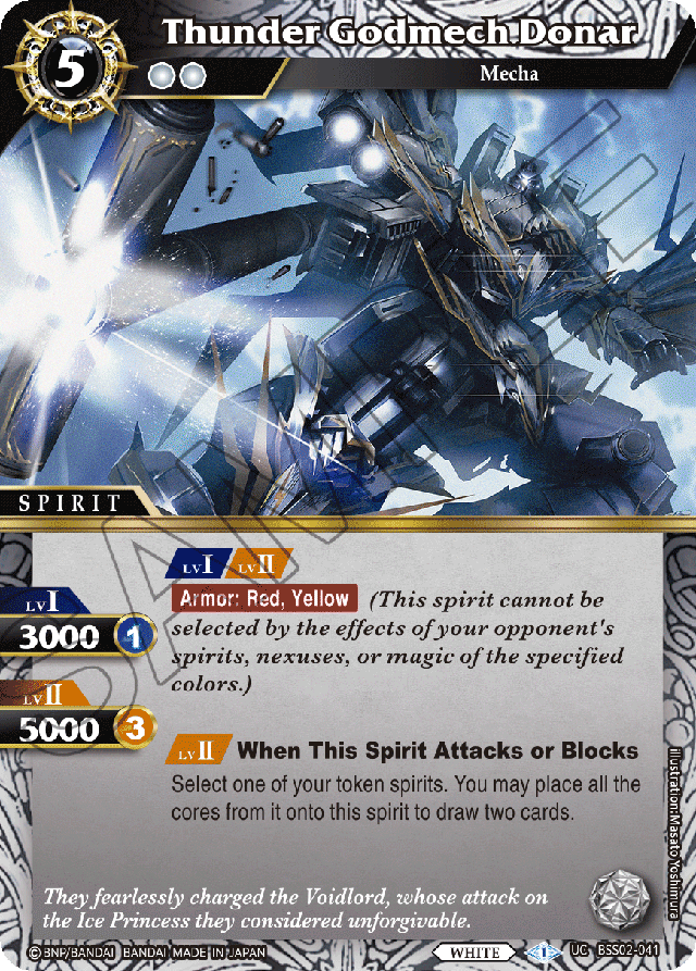 Thunder Godmech Donar - False Gods - Uncommon - BSS02-041