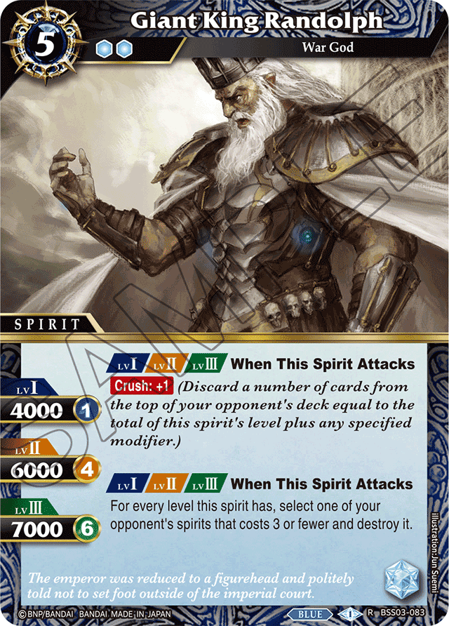 Giant King Randolph - Aquatic Invaders - Rare - BSS03-083