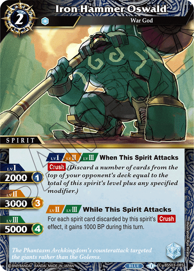 Iron Hammer Oswald - Aquatic Invaders - Common - BSS03-085