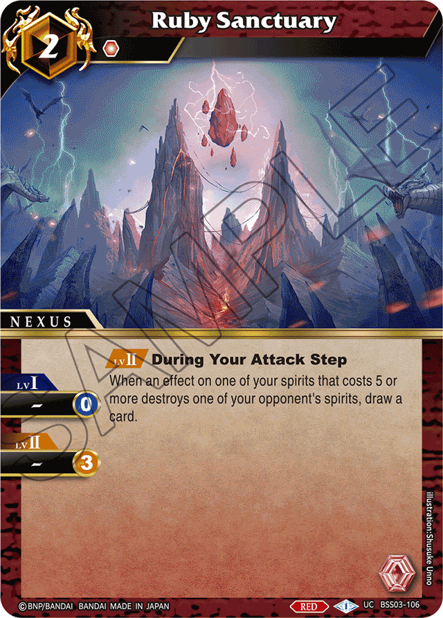 Ruby Sanctuary - Aquatic Invaders - Uncommon - BSS03-106