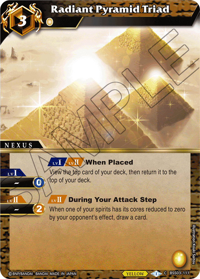 Radiant Pyramid Triad - Aquatic Invaders - Common - BSS03-111