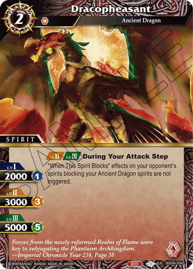 Dracopheasant - Savior of Chaos - Uncommon - BSS04-004