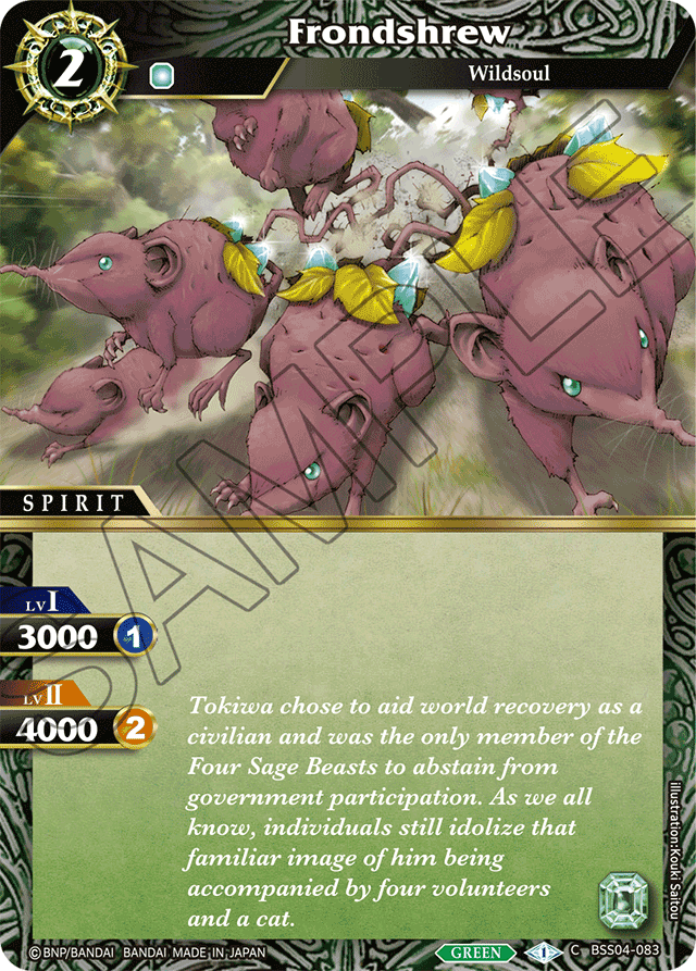 Frondshrew - Savior of Chaos - Common - BSS04-083