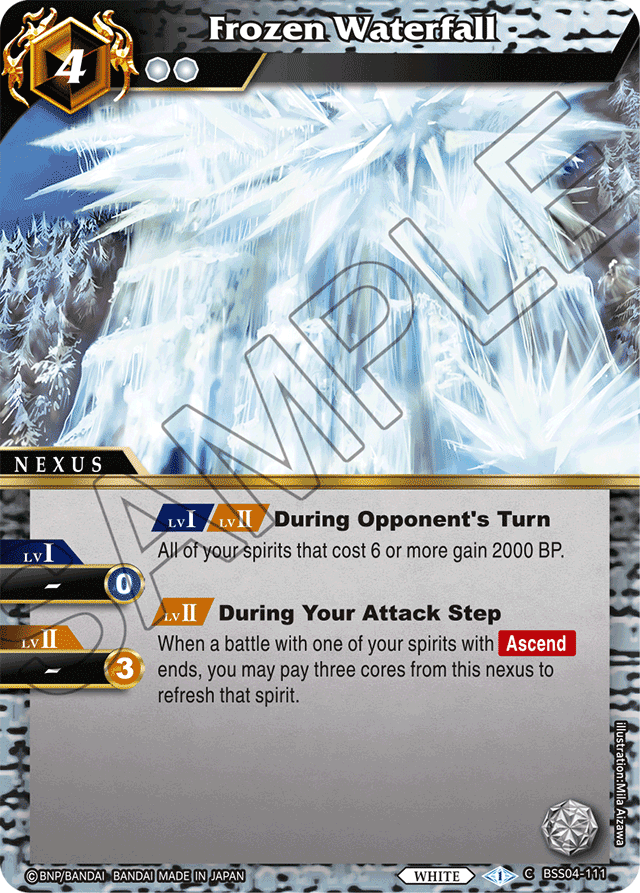 Frozen Waterfall - Savior of Chaos - Common - BSS04-111