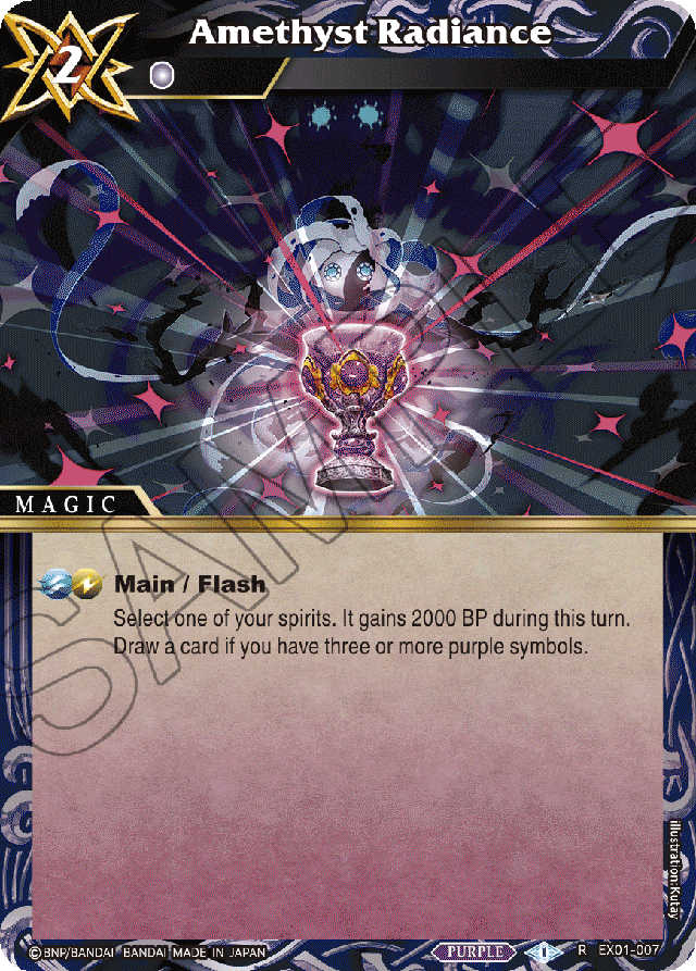 Amethyst Radiance - Expansion Set 01: Elemental Spark - Rare - EX01-007