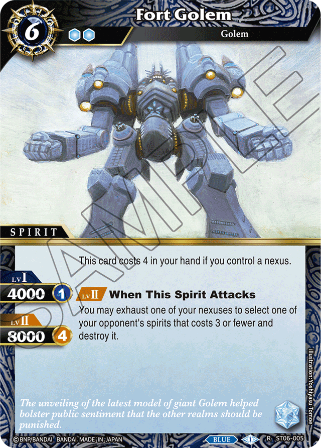 Fort Golem - Starter Deck 06: Bodies of Steel - Rare - ST06-005