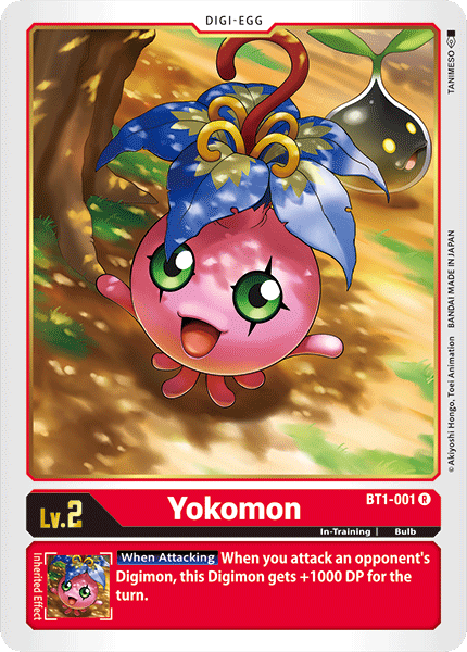Yokomon - Release Special Booster - Rare - BT1-001 R