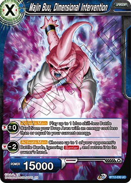 Majin Buu, Dimensional Intervention - Vicious Rejuvenation - Uncommon - BT12-030