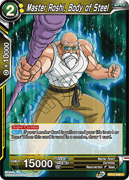 Master Roshi, Body of Steel - Vicious Rejuvenation - Common - BT12-096