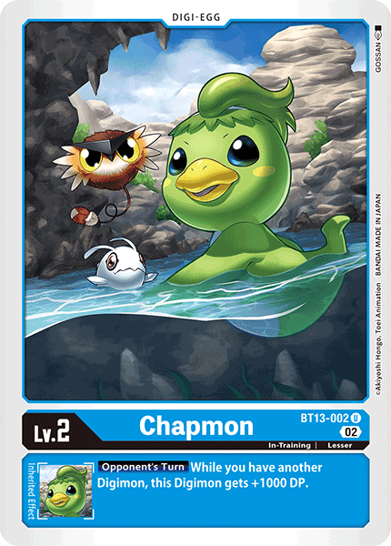 Chapmon - Versus Royal Knight Booster - Uncommon - BT13-002 U
