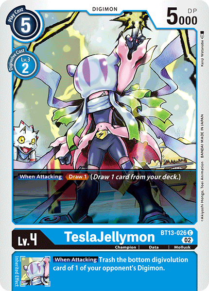 TeslaJellymon - Versus Royal Knight Booster - Common - BT13-026 C