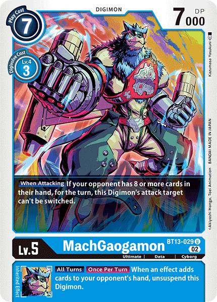 MachGaogamon - Versus Royal Knight Booster - Uncommon - BT13-029 U