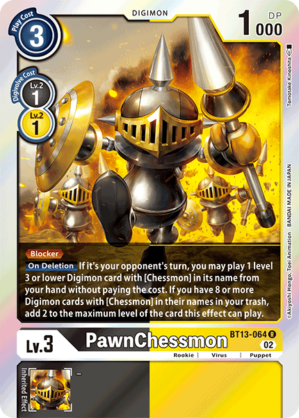 PawnChessmon - BT13-064 - Versus Royal Knight Booster - Rare - BT13-064 R