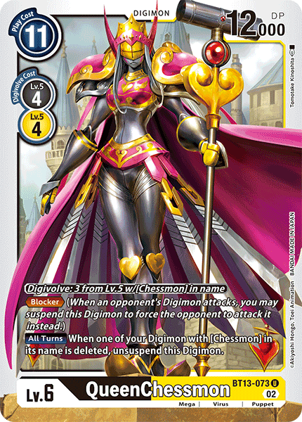 QueenChessmon - Versus Royal Knight Booster - Uncommon - BT13-073 U