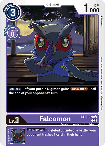 Falcomon - Versus Royal Knight Booster - Common - BT13-079 C