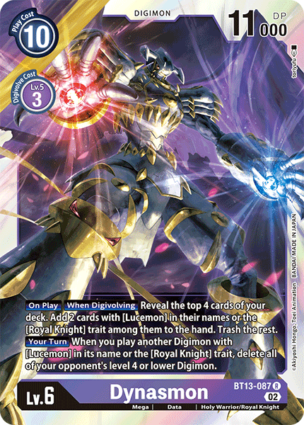 Dynasmon - Versus Royal Knight Booster - Rare - BT13-087 R