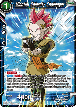 Minotia, Calamity Challenger - Cross Spirits - Uncommon - BT14-052