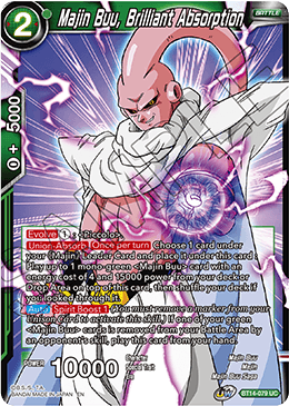 Majin Buu, Brilliant Absorption - Cross Spirits - Uncommon - BT14-079