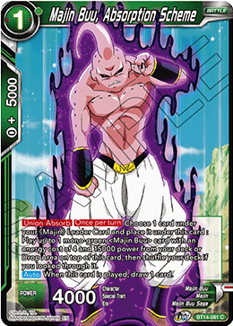 Majin Buu, Absorption Scheme - Cross Spirits - Common - BT14-081