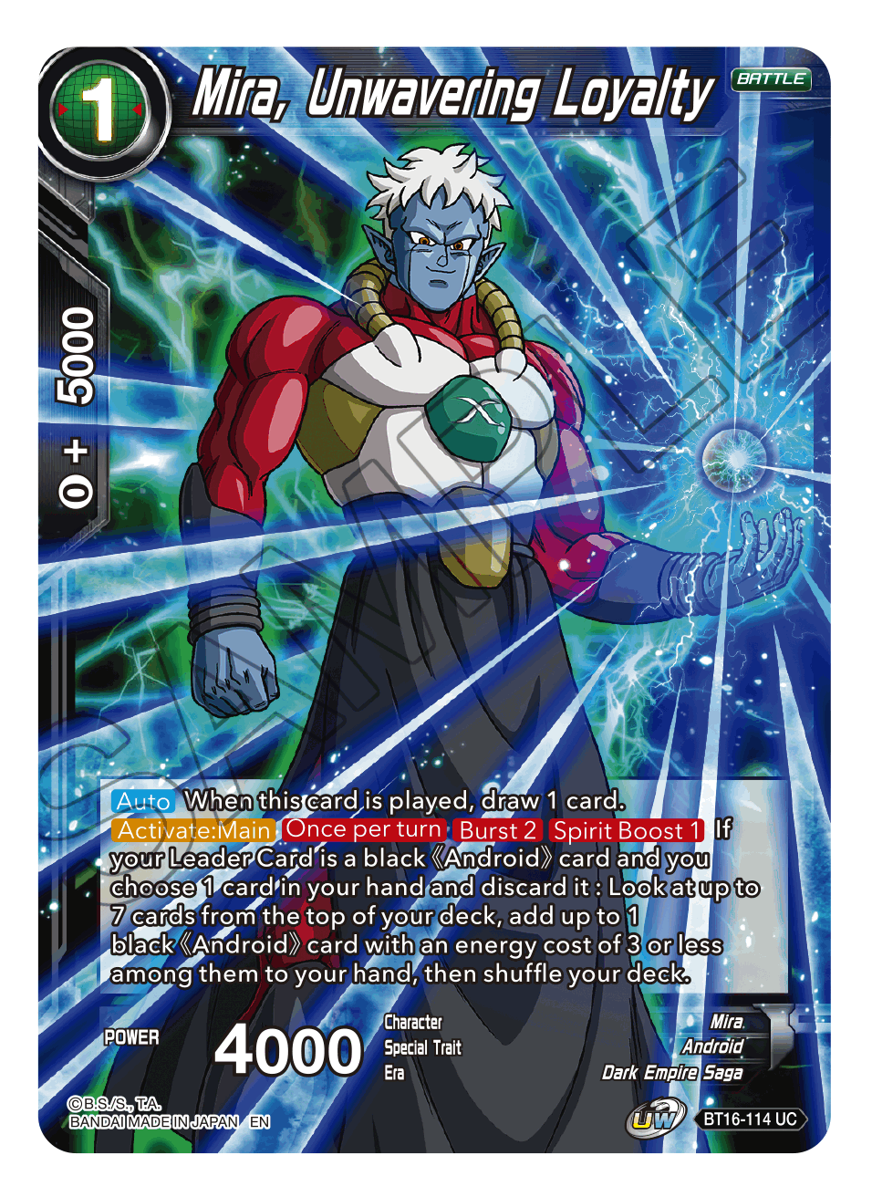 Mira, Unwavering Loyalty - Realm of the Gods - Uncommon - BT16-114