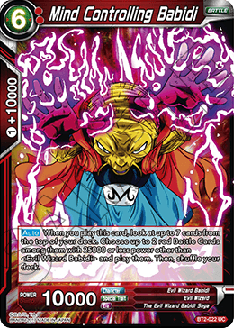 Mind Controlling Babidi - Union Force - Uncommon - BT2-022