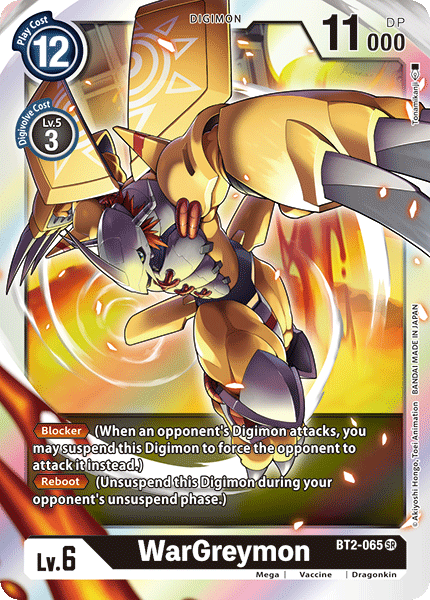 WarGreymon - BT2-065 - Release Special Booster - Super Rare - BT2-065 SR