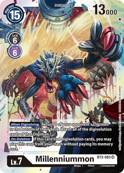 Millenniummon - Release Special Booster - Super Rare - BT2-083 SR