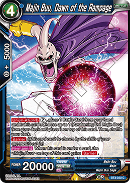 Majin Buu, Dawn of the Rampage - Cross Worlds - Common - BT3-050