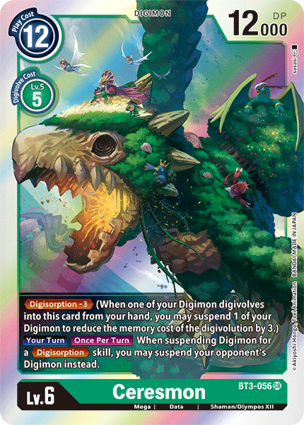 Ceresmon - Release Special Booster - Super Rare - BT3-056 SR