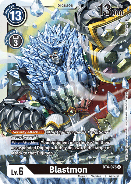 Blastmon - Great Legend - Super Rare - BT4-075 SR