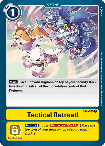 Tactical Retreat! - Great Legend - Uncommon - BT4-105 U