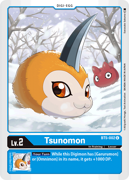 Tsunomon - Battle of Omni - Uncommon - BT5-002 U