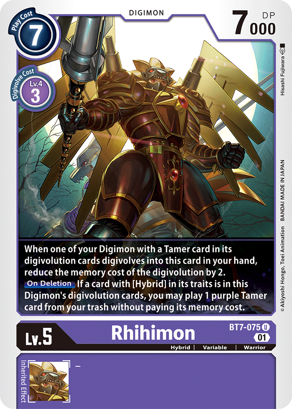 Rhihimon - Next Adventure - Uncommon - BT7-075 U