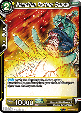 Namekian Partner Saonel - Assault of the Saiyans - Common - BT7-090
