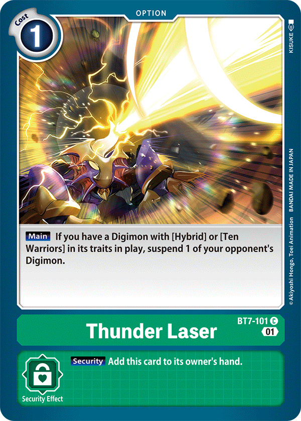 Thunder Laser - Next Adventure - Common - BT7-101 C