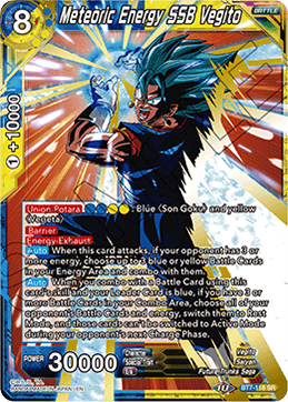 Meteoric Energy SSB Vegito - Assault of the Saiyans - Super Rare - BT7-118