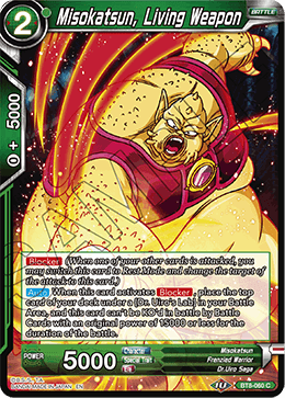Misokatsun, Living Weapon - Malicious Machinations - Common - BT8-060