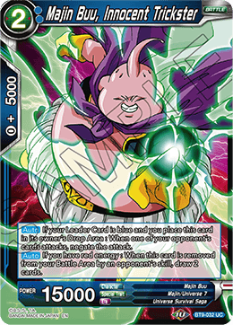 Majin Buu, Innocent Trickster - Universal Onslaught - Uncommon - BT9-032
