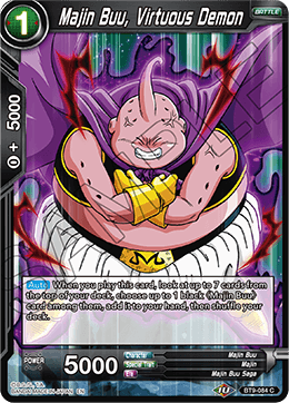 Majin Buu, Virtuous Demon - Universal Onslaught - Common - BT9-084