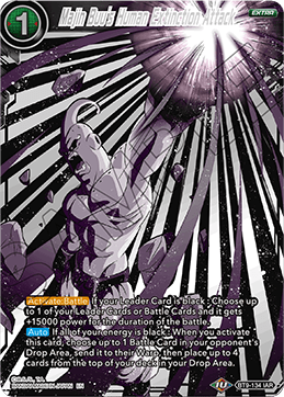 Majin Buu's Human Extinction Attack - Universal Onslaught - Iconic Attack Rare - BT9-134