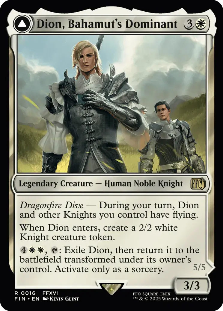 Dion, Bahamut's Dominant - FINAL FANTASY - R - 16