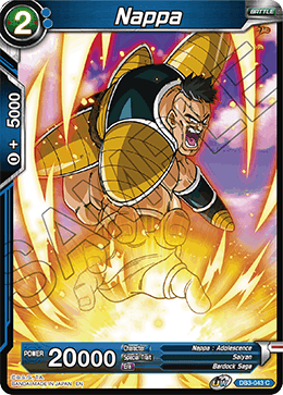 Nappa - Draft Box 06 - Giant Force - Common - DB3-043