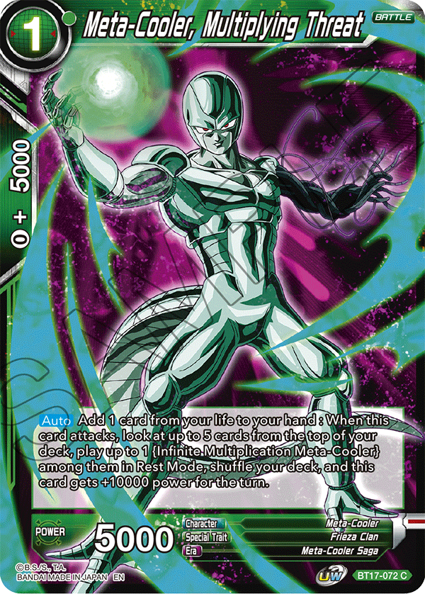 Meta-Cooler, Multiplying Threat - Ultimate Squad - Common - BT17-072