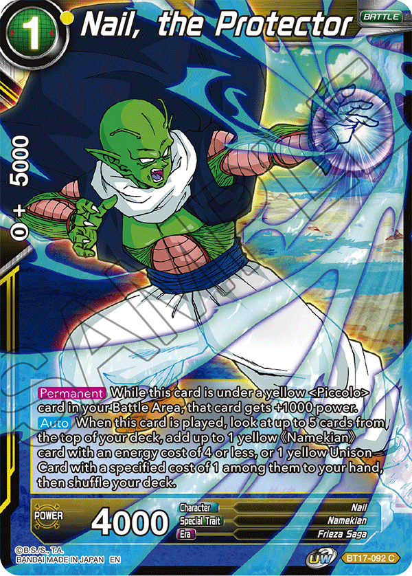 Nail, the Protector - Ultimate Squad - Common - BT17-092